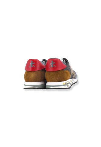 PREMIATA Sneaker Running Uomo Brown Grey Beige ERIC5371 - Sandrini Calzature e Abbigliamento