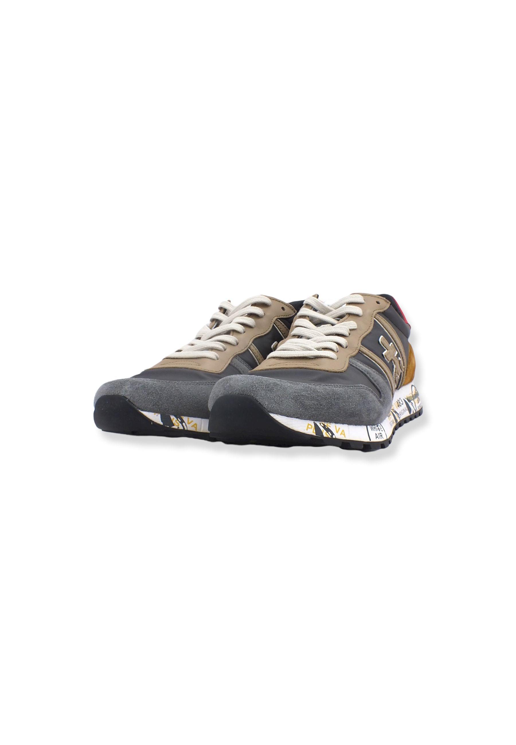 PREMIATA Sneaker Running Uomo Brown Grey Beige ERIC5371 - Sandrini Calzature e Abbigliamento