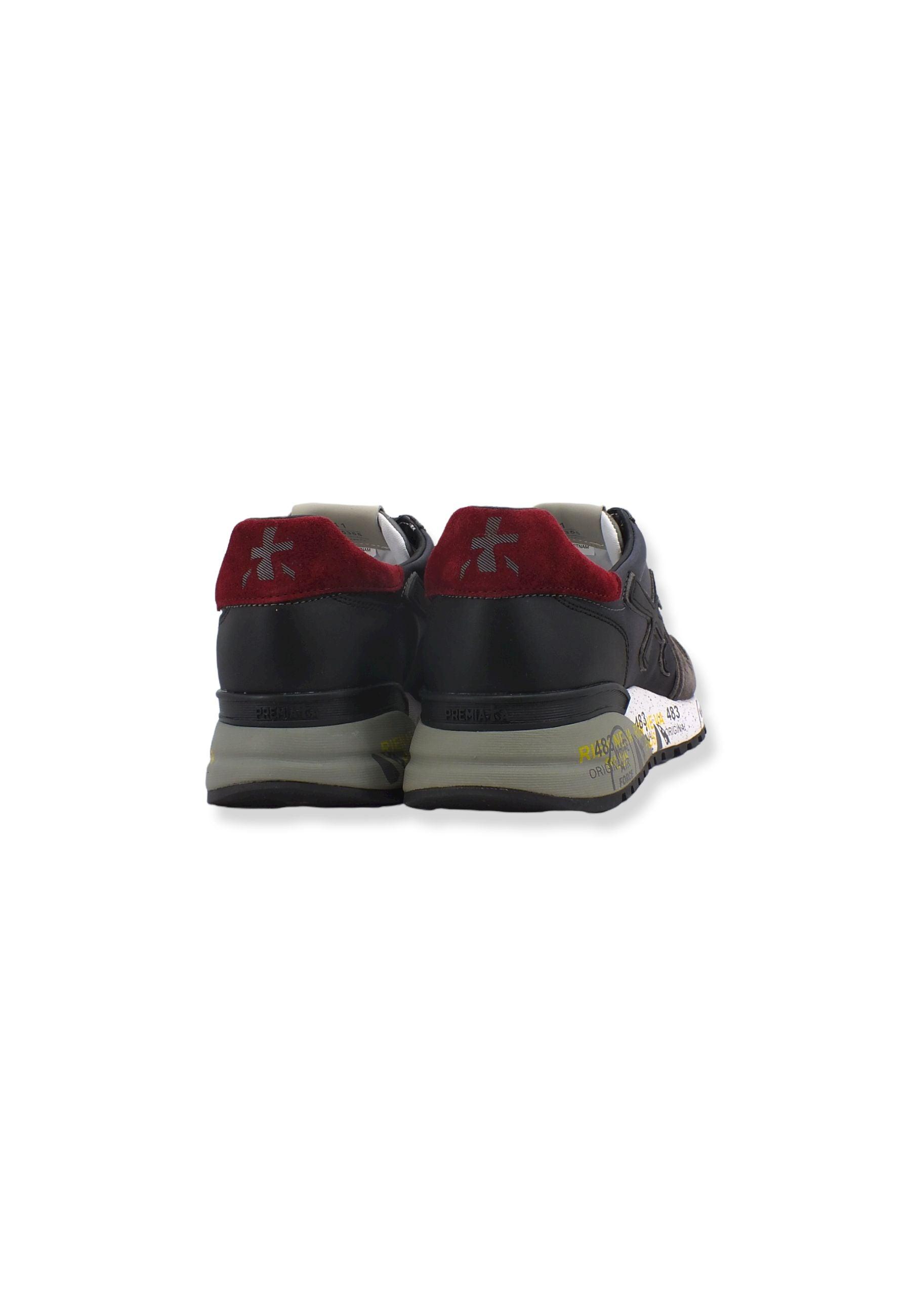 PREMIATA Sneaker Running Uomo Grey Black Bordeaux MICK5355 - Sandrini Calzature e Abbigliamento