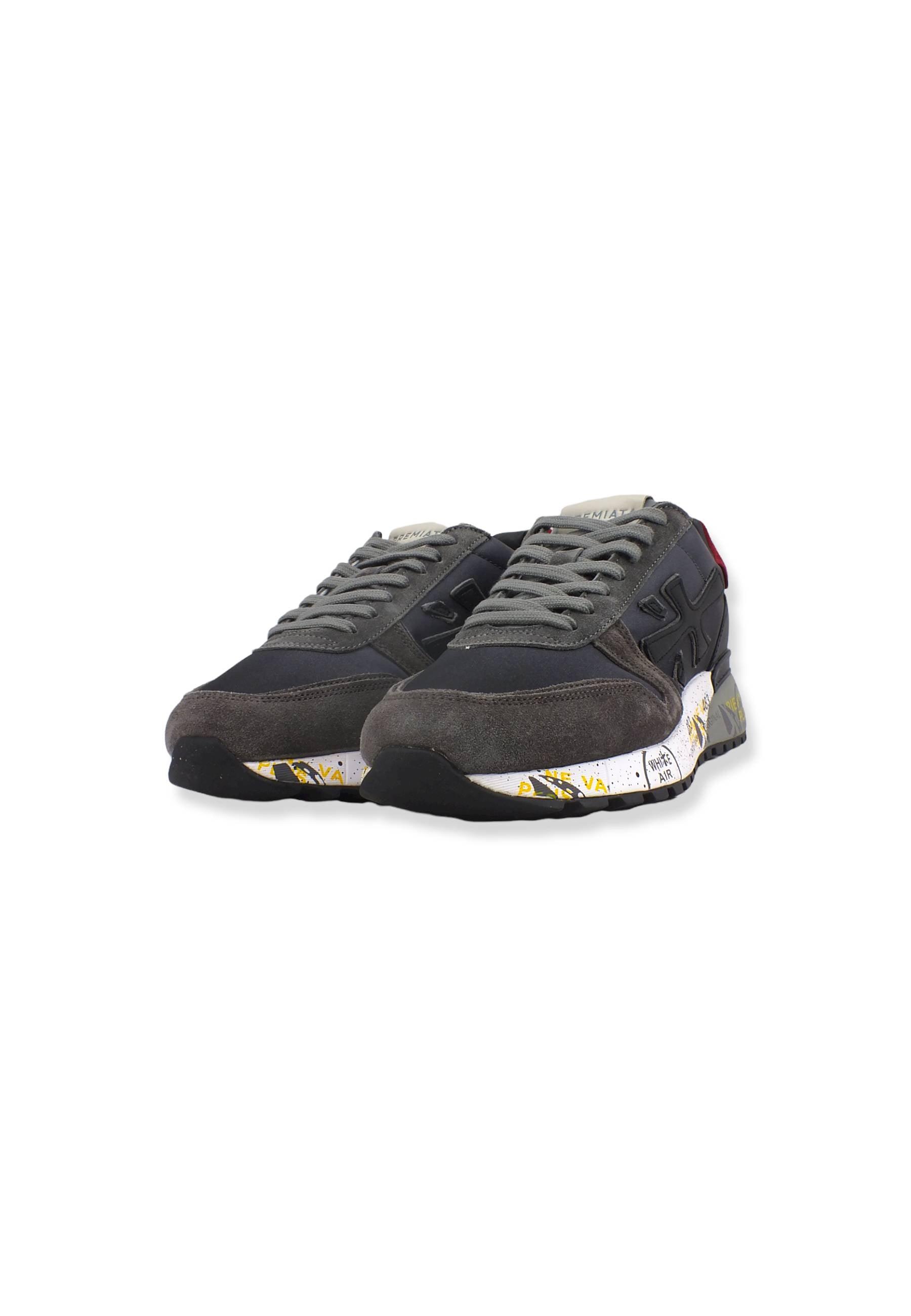 PREMIATA Sneaker Running Uomo Grey Black Bordeaux MICK5355 - Sandrini Calzature e Abbigliamento