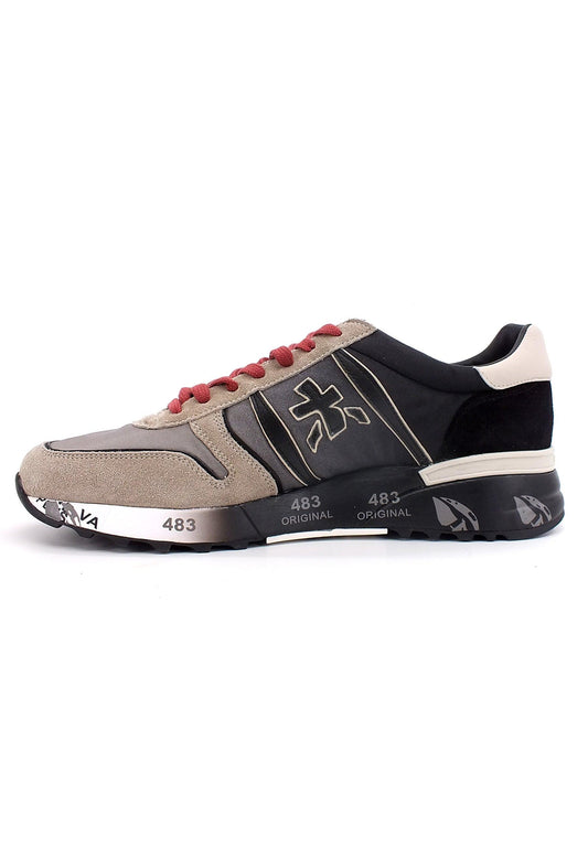 PREMIATA Sneaker Running Uomo Tortora Black LANDER5362 - Sandrini Calzature e Abbigliamento