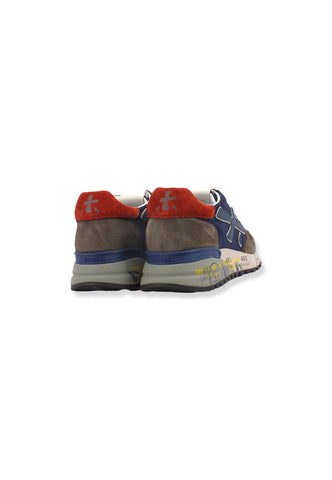 PREMIATA Sneaker Running Uomo Tortora Navy Marrone MICK5890 - Sandrini Calzature e Abbigliamento