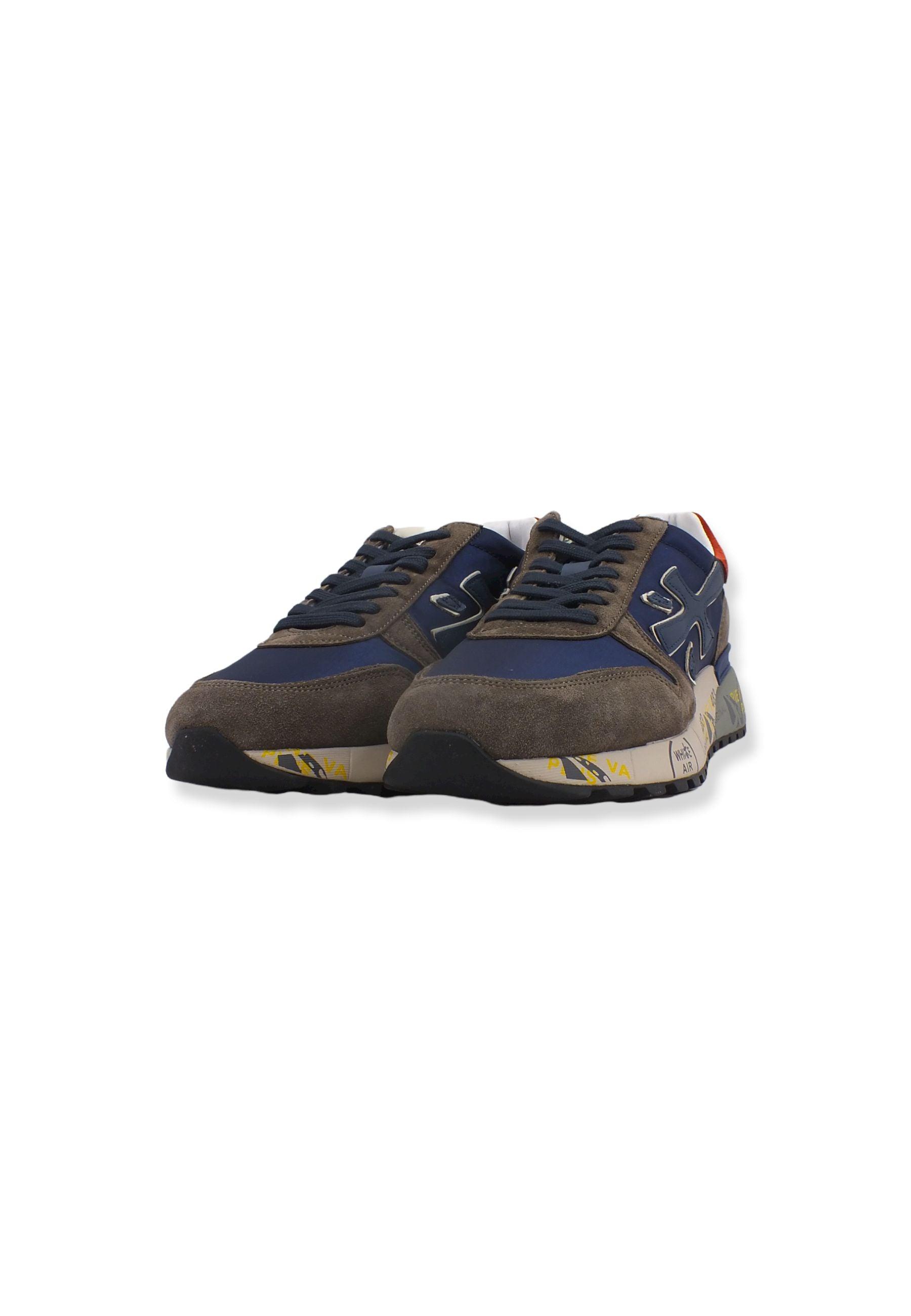 PREMIATA Sneaker Running Uomo Tortora Navy Marrone MICK5890 - Sandrini Calzature e Abbigliamento