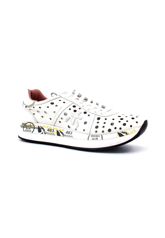 PREMIATA Sneaker Traforata Donna White CONNY5640 - Sandrini Calzature e Abbigliamento