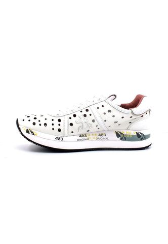 PREMIATA Sneaker Traforata Donna White CONNY5640 - Sandrini Calzature e Abbigliamento