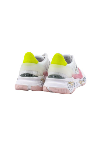 PREMIATA Sneaker Traforata Donna White Yellow BUFFLY6197 - Sandrini Calzature e Abbigliamento