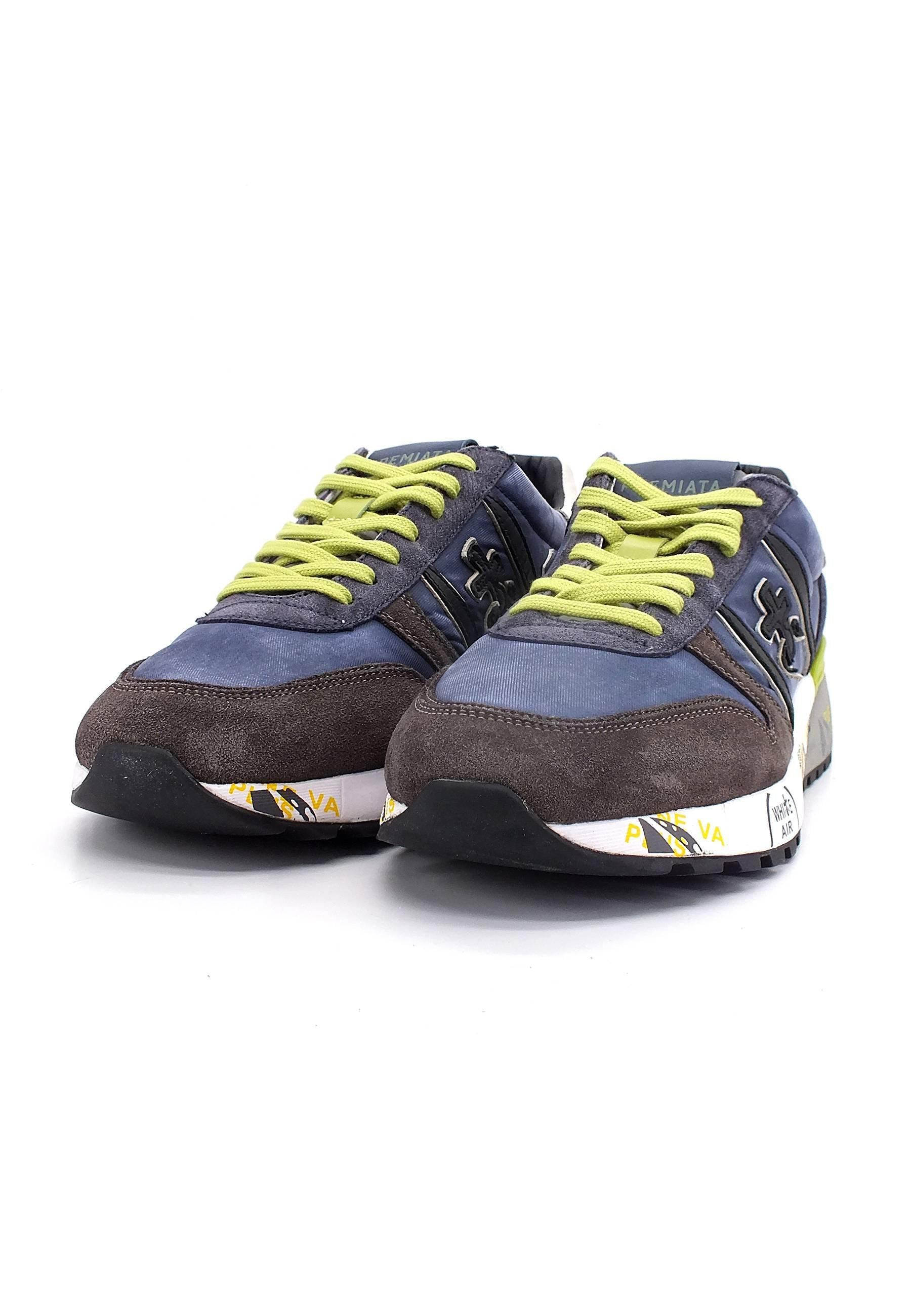 PREMIATA Sneaker Uomo Blue Brown LANDER5898 - Sandrini Calzature e Abbigliamento