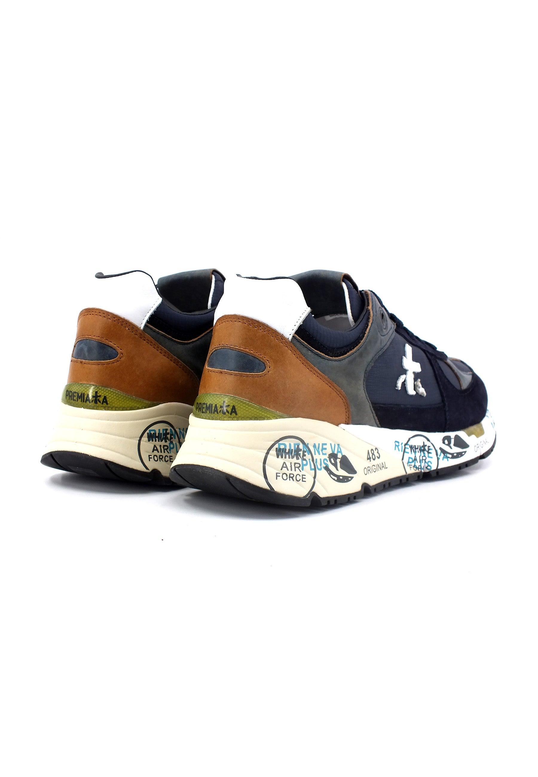 PREMIATA Sneaker Uomo Blue Cuoio MASE-3927 - Sandrini Calzature e Abbigliamento