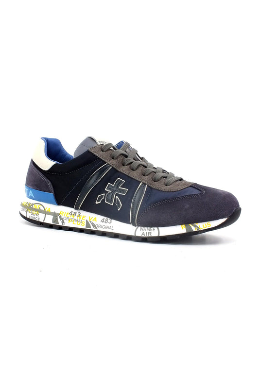 PREMIATA Sneaker Uomo Blue Dark Grey LUCY-5902 - Sandrini Calzature e Abbigliamento