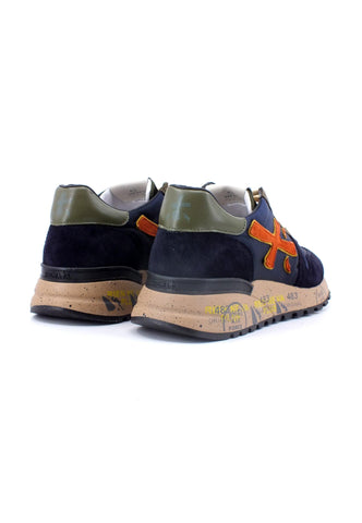 PREMIATA Sneaker Uomo Blue Orange MICK-6419 - Sandrini Calzature e Abbigliamento