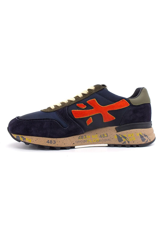 PREMIATA Sneaker Uomo Dark Blue Green MICK5356 - Sandrini Calzature e Abbigliamento