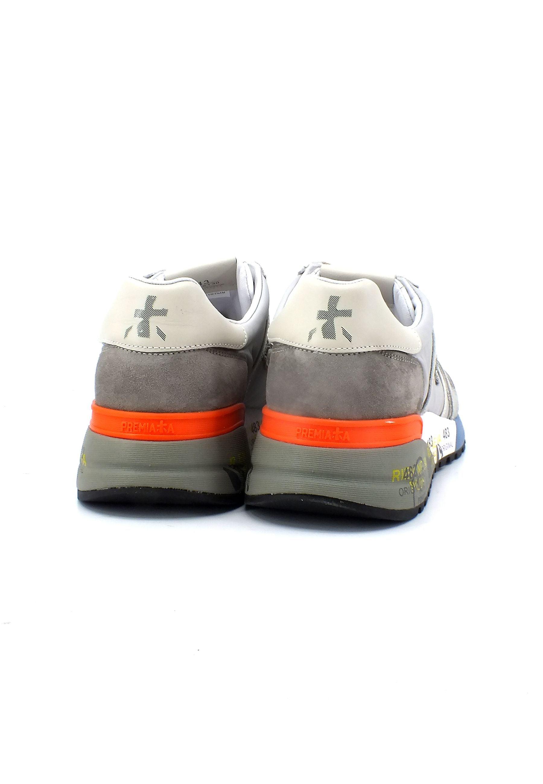 PREMIATA Sneaker Uomo Light Grey LANDER6130 - Sandrini Calzature e Abbigliamento