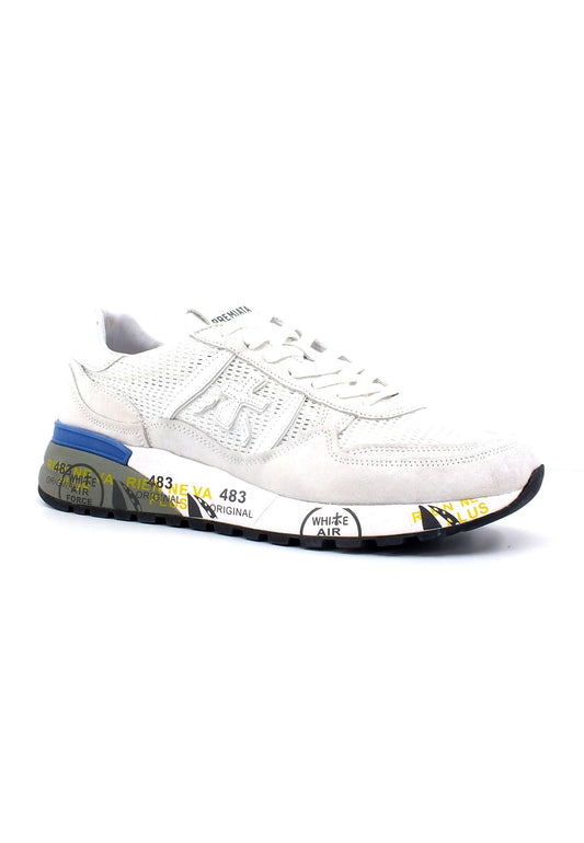 PREMIATA Sneaker Uomo Light Grey White LANDECK6213 - Sandrini Calzature e Abbigliamento