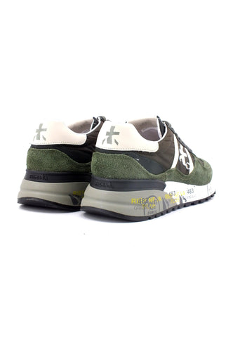 PREMIATA Sneaker Uomo Military Green White LANDECK-6403 - Sandrini Calzature e Abbigliamento