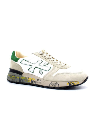 PREMIATA Sneaker Uomo White Green MICK6167G - Sandrini Calzature e Abbigliamento