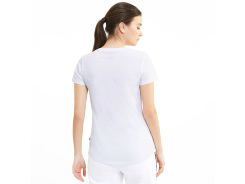 PUMA Amplified Graphic Tee T-Shirt Donna White 583607 02 - Sandrini Calzature e Abbigliamento