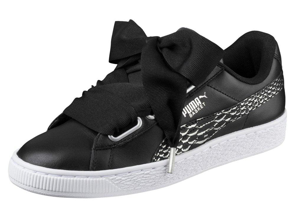 PUMA Basket Heart Oceanaire Black White 366443 01 - Sandrini Calzature e Abbigliamento