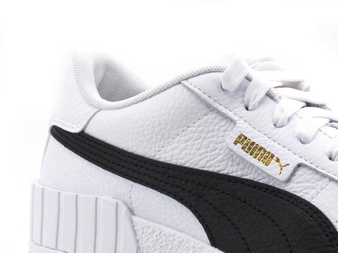 PUMA Cali Wedge Wmn's Sneaker Platform Donna White Black 37343805 - Sandrini Calzature e Abbigliamento