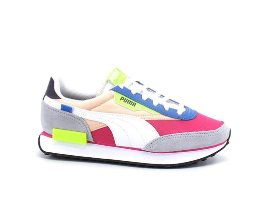 PUMA Future Rider Play On Sneaker Purple White Electric Blue 371149 70 - Sandrini Calzature e Abbigliamento