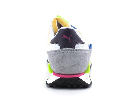 PUMA Future Rider Play On Sneaker Purple White Electric Blue 371149 70 - Sandrini Calzature e Abbigliamento