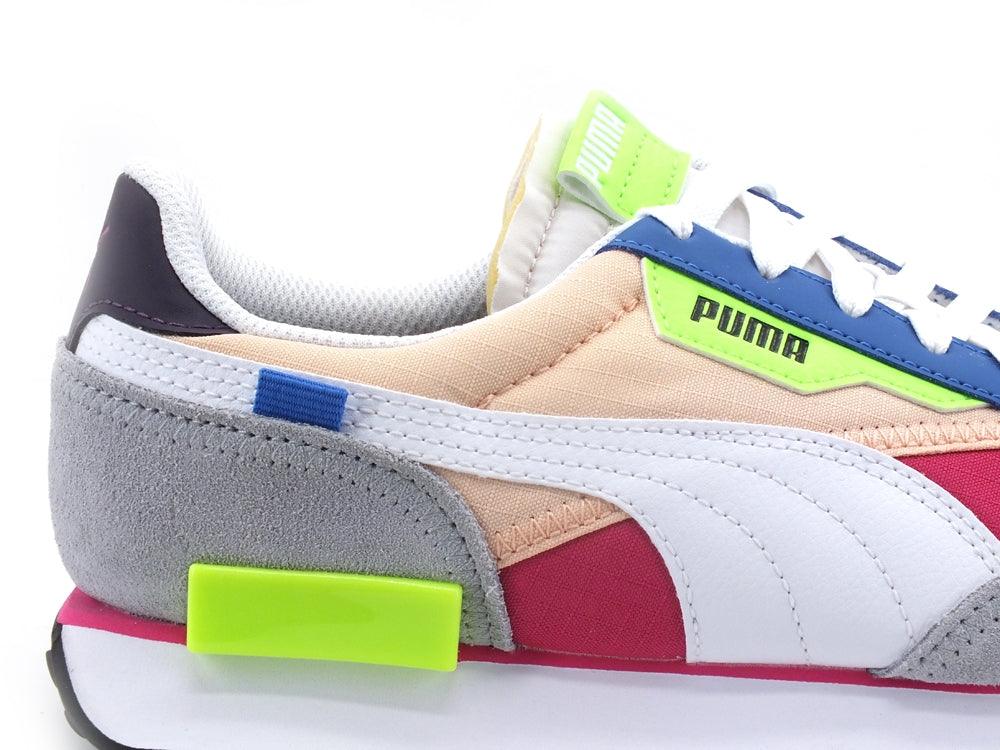 PUMA Future Rider Play On Sneaker Purple White Electric Blue 371149 70 - Sandrini Calzature e Abbigliamento