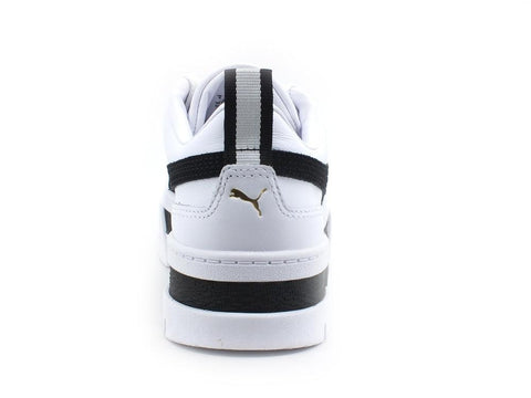 PUMA Mayzel Lth Wn's Sneaker White Black 381983 01 - Sandrini Calzature e Abbigliamento