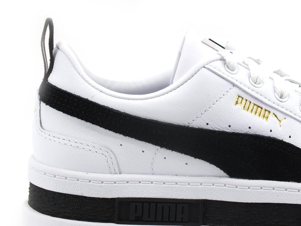 PUMA Mayzel Lth Wn's Sneaker White Black 381983 01 - Sandrini Calzature e Abbigliamento