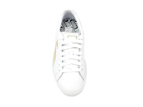 PUMA Platform Trace Varsity WN'S White Metallic Gold 367728 02 - Sandrini Calzature e Abbigliamento
