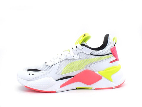 PUMA RS-X 90s Sneaker Donna White Yellow Alert Pink 370716 06 - Sandrini Calzature e Abbigliamento