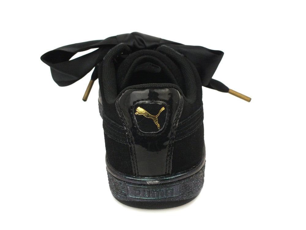 PUMA Suede Heart Satin WN'S Black 362714 03 - Sandrini Calzature e Abbigliamento