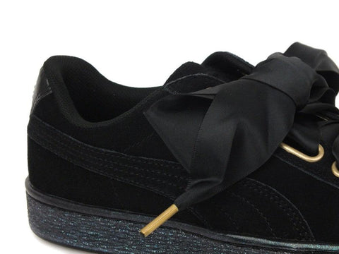 PUMA Suede Heart Satin WN'S Black 362714 03 - Sandrini Calzature e Abbigliamento