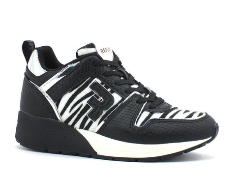 REPLAY Sneaker Zebra Black RS360026S - Sandrini Calzature e Abbigliamento