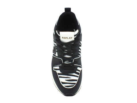 REPLAY Sneaker Zebra Black RS360026S - Sandrini Calzature e Abbigliamento