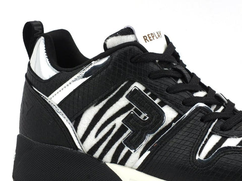 REPLAY Sneaker Zebra Black RS360026S - Sandrini Calzature e Abbigliamento