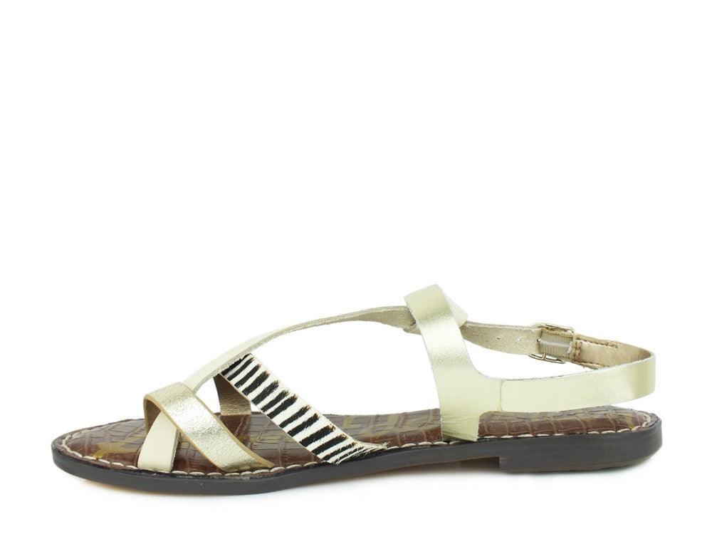 SAM EDELMAN Gladis Gold Black G3892L4902 - Sandrini Calzature e Abbigliamento