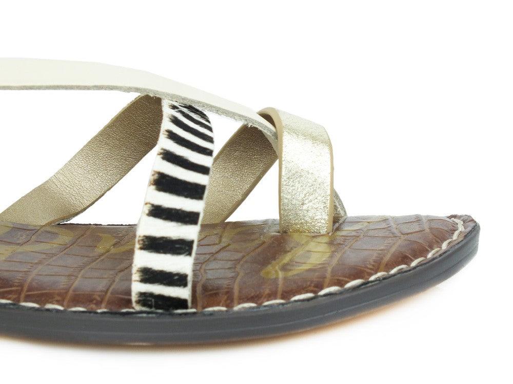 SAM EDELMAN Gladis Gold Black G3892L4902 - Sandrini Calzature e Abbigliamento