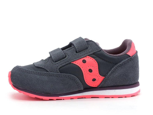 SAUCONY Baby Jazz HL Sneaker Bambino Dark Grey Coral SL163386 - Sandrini Calzature e Abbigliamento