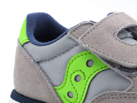 SAUCONY Baby Jazz HL Sneaker Bambino Grey Green Blue SL263373 - Sandrini Calzature e Abbigliamento