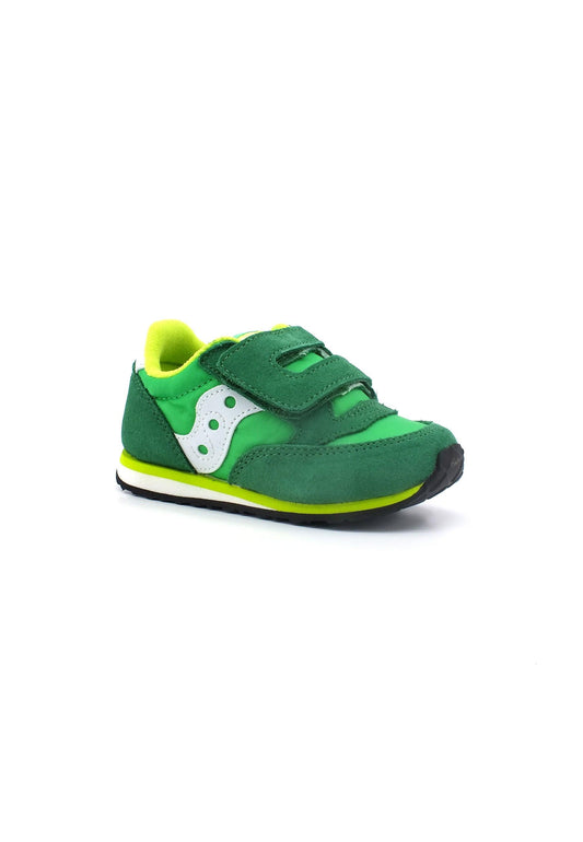 SAUCONY Baby Jazz Sneaker Bimbo Green Lime White SL267016 - Sandrini Calzature e Abbigliamento