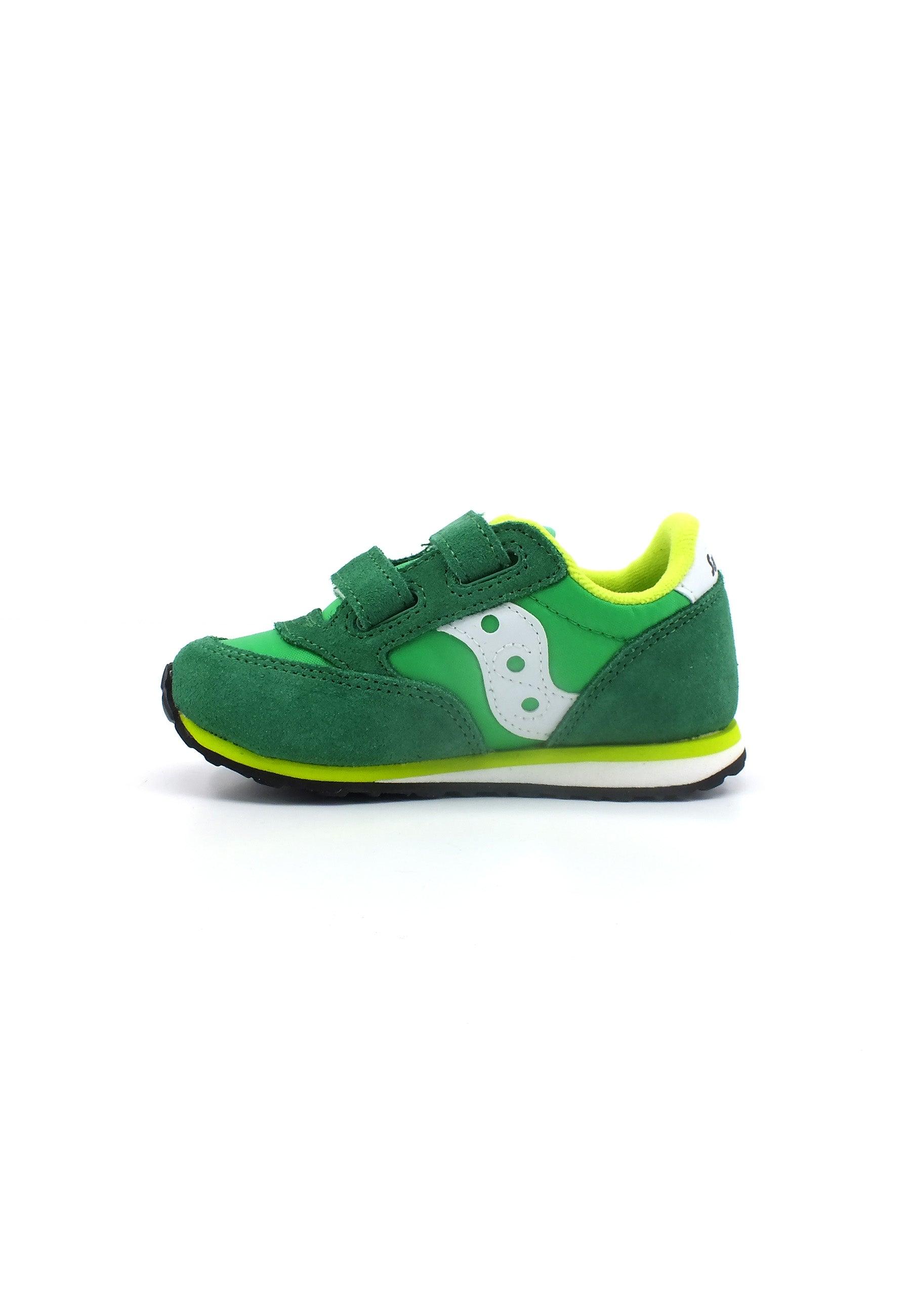 SAUCONY Baby Jazz Sneaker Bimbo Green Lime White SL267016 - Sandrini Calzature e Abbigliamento