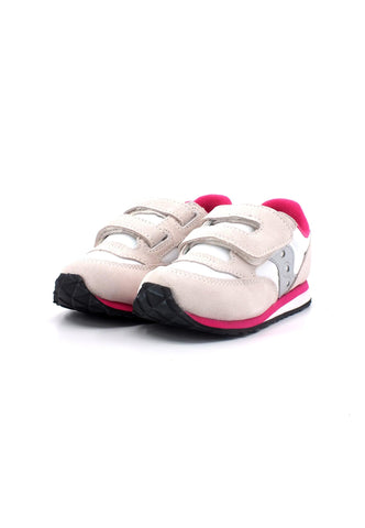 SAUCONY Baby Jazz Sneaker Bimbo White Silver Pink SL167024 - Sandrini Calzature e Abbigliamento