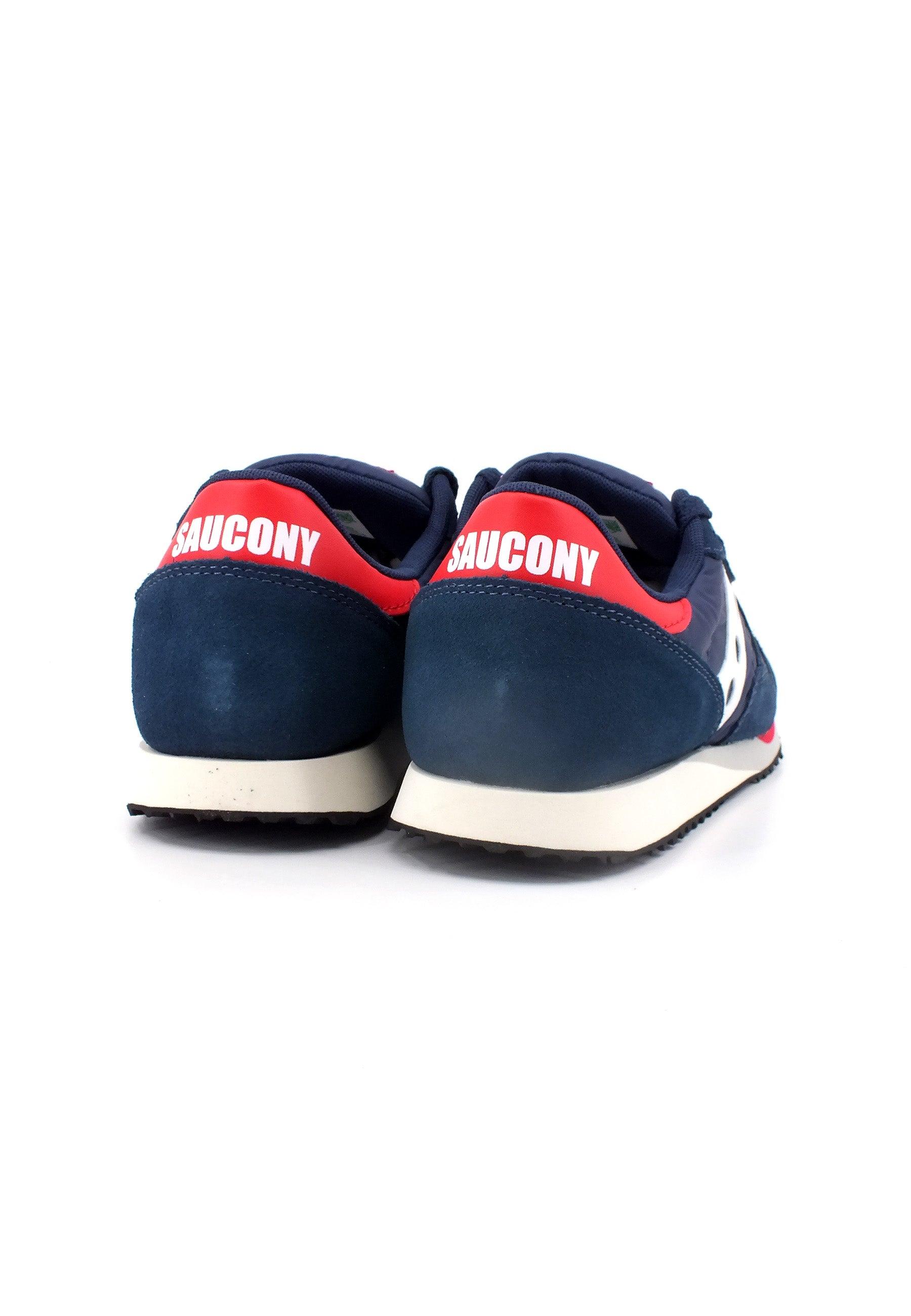 SAUCONY Dxn Trainer Vintage Sneaker Uomo Navy White S70757-3 - Sandrini Calzature e Abbigliamento