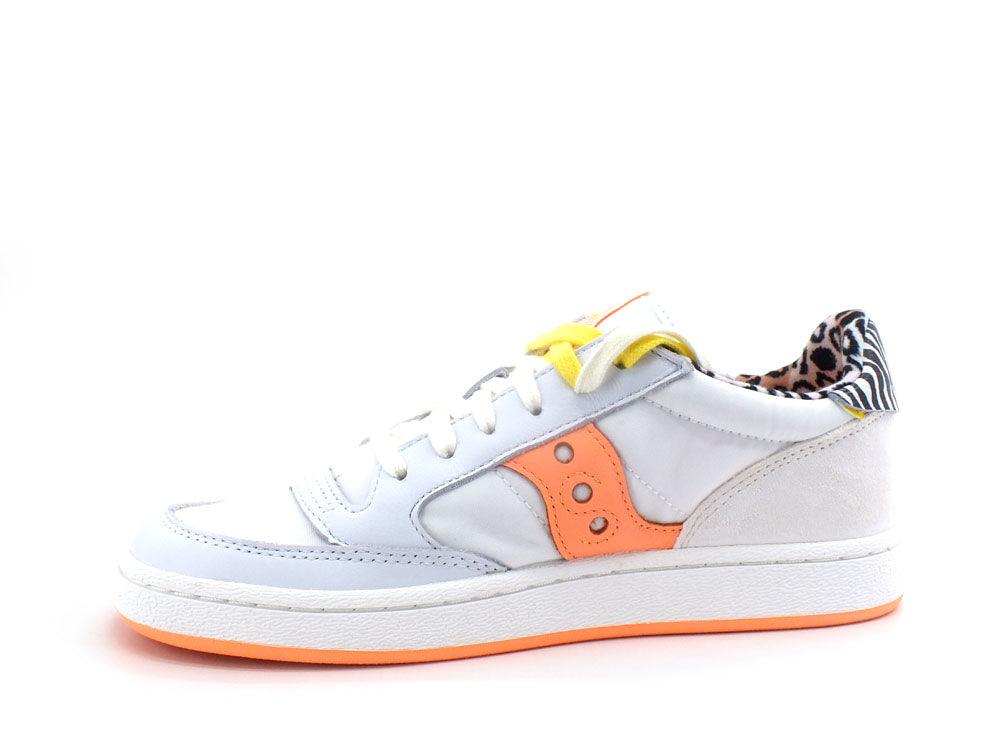 SAUCONY Jazz Court Sneaker Bianco White Peach S60577-3 - Sandrini Calzature e Abbigliamento