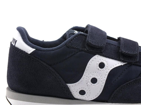 SAUCONY Jazz Double HL Kids Sneaker Navy White SK265140 - Sandrini Calzature e Abbigliamento