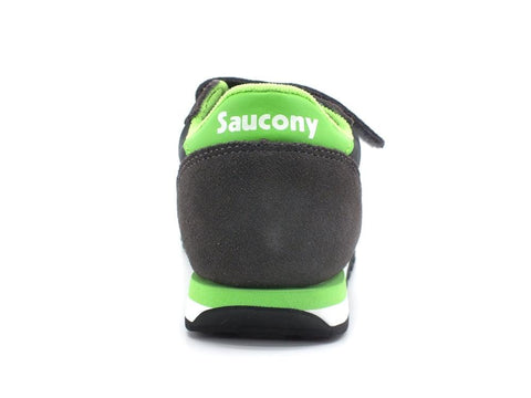 SAUCONY Jazz Double HL Kids Sneaker Strap Grey Black Green SK265143 - Sandrini Calzature e Abbigliamento