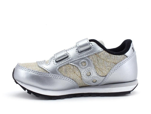 SAUCONY Jazz Double Kids Sneaker Bambina Silver Sparkle SK163353 - Sandrini Calzature e Abbigliamento