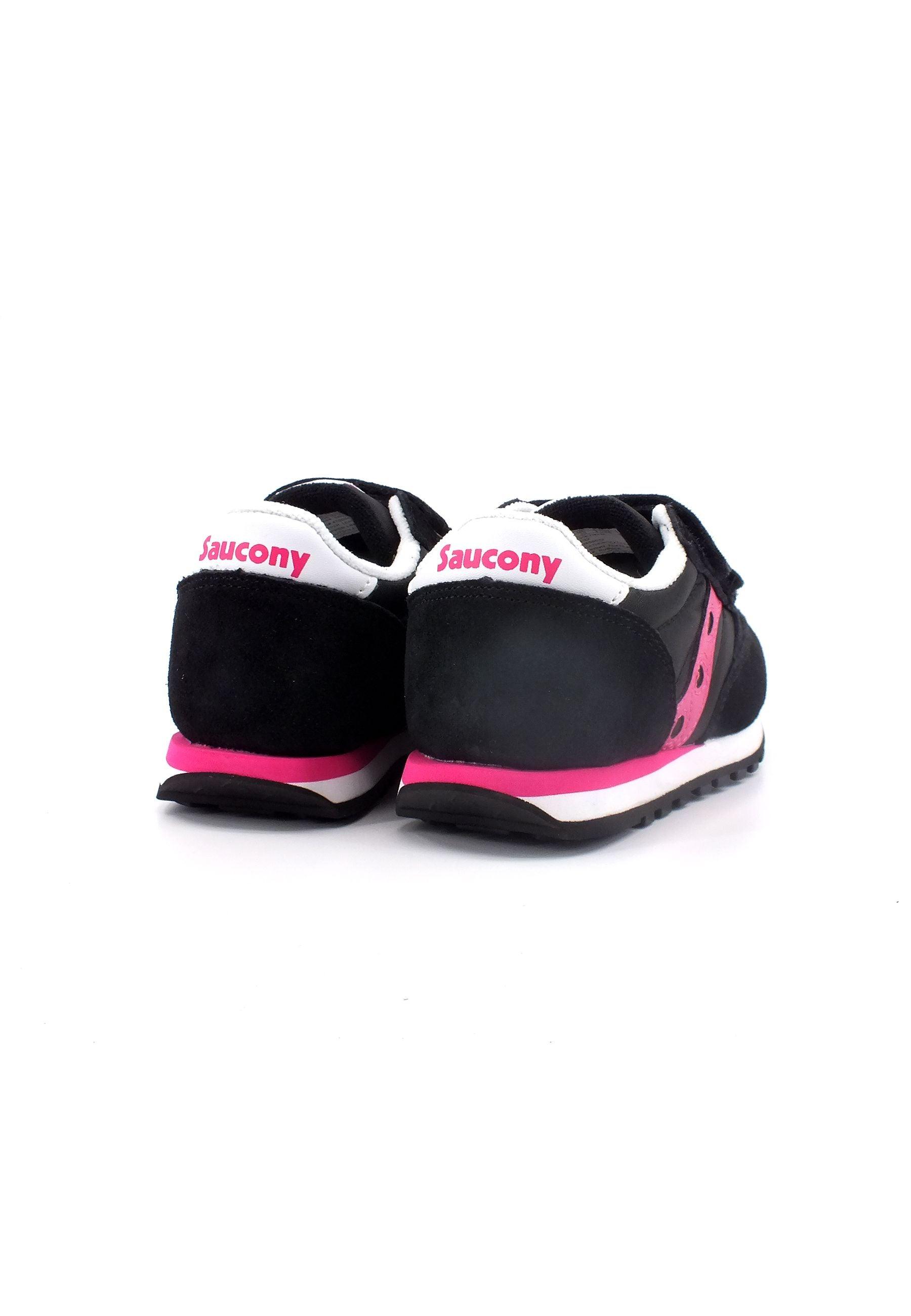 SAUCONY Jazz Double Sneaker Bambino Black Pink SK166331 - Sandrini Calzature e Abbigliamento
