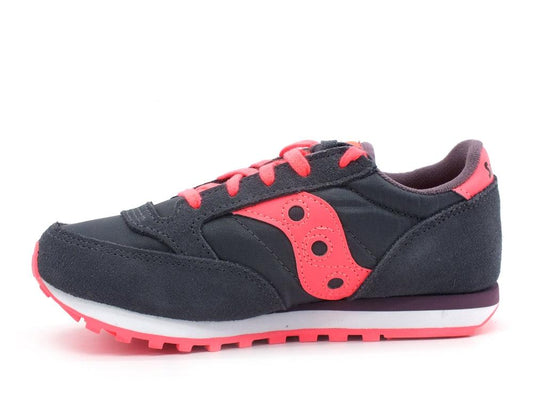 SAUCONY Jazz Original Kids Sneaker Bambino Dark Grey Coral SK163333 - Sandrini Calzature e Abbigliamento