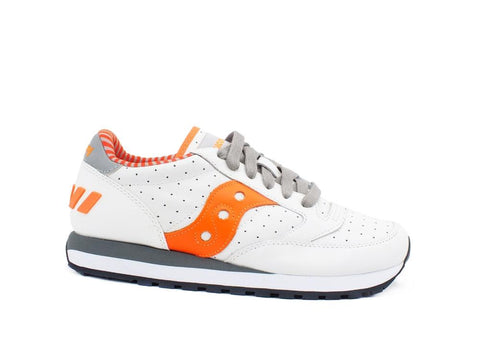 SAUCONY Jazz Original Smu Sneaker Uomo White Orange S70496-2 - Sandrini Calzature e Abbigliamento