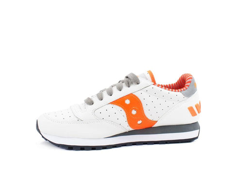 Scopri SAUCONY Jazz Original Smu Sneaker Uomo White Orange S70496 2 al miglior prezzo online Sandrini Calzature e Abbigliamento